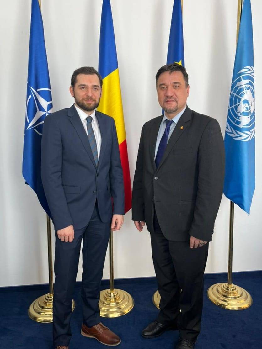 Ambassador Tigran Galstyan had a meeting with State Secretary of Ministry of Foreign Affairs of Romania, Traian Hristea