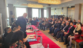 Ambassador Tigran Galstyan participated in General Meeting of Union of Armenians in Romania