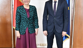 Ambassador Tigran Galstyan had a meeting with the Chairperson of the Committee for Foreign Policy of the Chamber of Deputies of Romania, Biró Rozália Ibolya