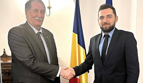 Ambasadorul Tigran Galstyan a avut o întâlnire cu Sergiu Nistor, Consilierul Prezidențial și reprezentant personal al Președintelui României pentru Francofonie