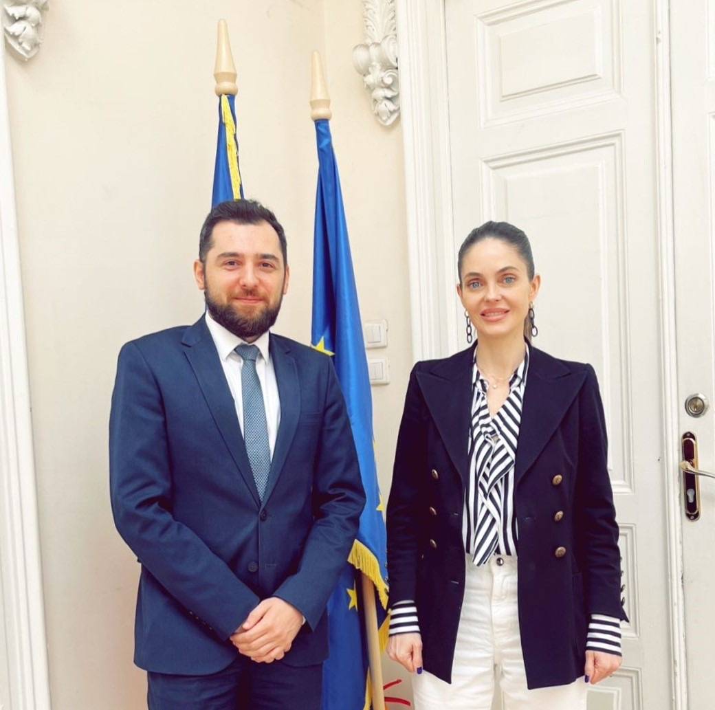 Ambassador Tigran Galstyan had a meeting with Interim Manager of  National Institute of Heritage of Romania, Valeria Oana Zaharia