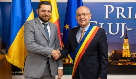 Ambassador Tigran Galstyan had a meeting with Emil Boc, Mayor of Cluj-Napoca