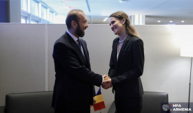 Հայաստանի և Ռումինիայի ԱԳ նախարարների հանդիպումը
