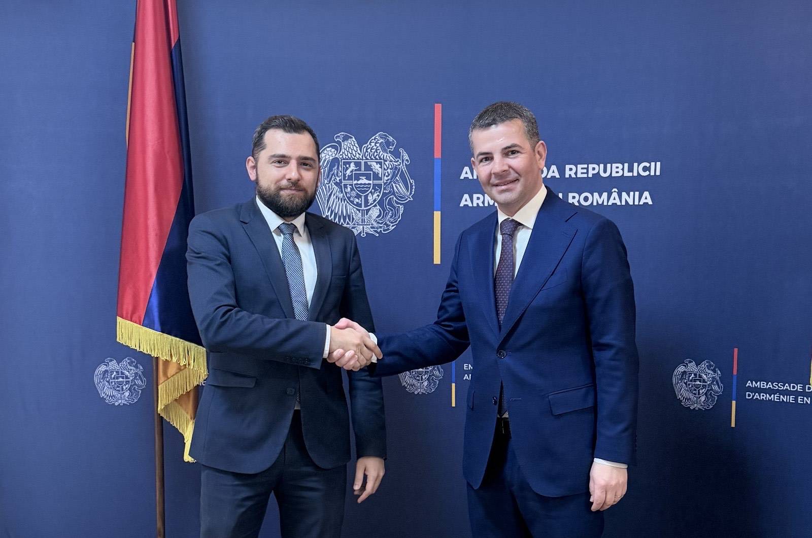 Ambassador Tigran Galstyan had a meeting with Daniel Constantin, the Secretary of State and President of the Romanian Investment and Foreign Trade Agency