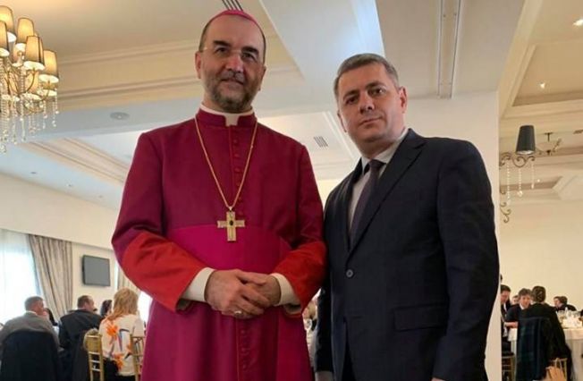 Ambasadorul Armeniei în România, Sergey Minasyan, a participat la ceremonia de consacrare a noului Arhiepiscop romano-catolic de Alba Iulia, Mons. Gergely Kovács