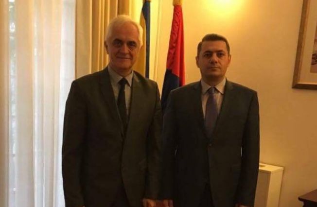 Դեսպան Մինասյանն ընդունեց Ռումինիայում Չեռնոգորիայի նորանշանակ դեսպան Գորան Պոլոկսիչին
