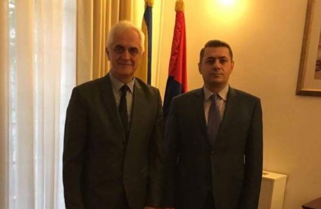 Դեսպան Մինասյանն ընդունեց Ռումինիայում Չեռնոգորիայի նորանշանակ դեսպան Գորան Պոլոկսիչին