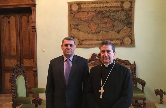 Întâlnirea Ambasadorului Minasyan cu Nunțiul Apostolic, Miguel Maury Buendia