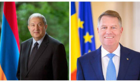 Președintele Armeniei, Armen Sarkissian a trimis un mesaj de felicitare Presedintelui Romaniei, Klaus Iohannis