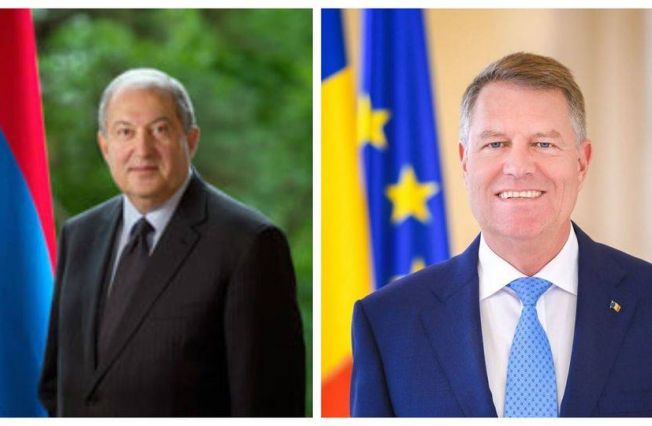 Președintele Armeniei, Armen Sarkissian a trimis un mesaj de felicitare Presedintelui Romaniei, Klaus Iohannis