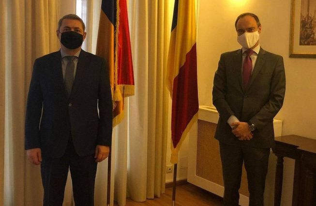 Sergey Minasyan, Ambasadorul Armeniei în România, s-a întâlnit cu Eric Poppe