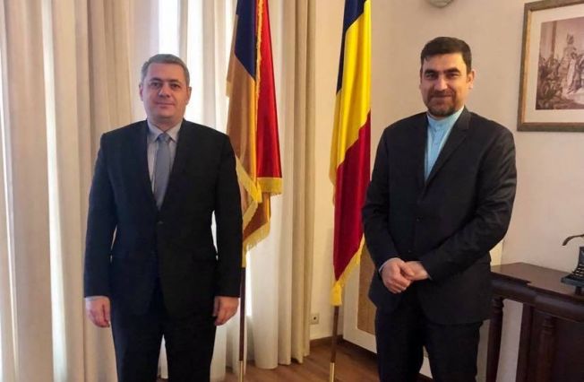 Ռումինիայում️ Իրանի️ Իսլամական Հանրապետության նորանշանակ դեսպան Սեյեդ Հոսսեին Սադաթ Մեյդանին (Seyed Hossein Sadat Meidani) քաղաքավարության այց կատարեց Ռումինիայում ՀՀ դեսպան Սերգեյ Մինասյանին