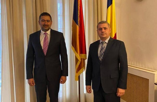 Ambasadorul Republicii Armenia în România, Sergey Minasyan a avut o întrevedere cu deputatul Camerei Deputaților a României, Dan Cristian Popescu