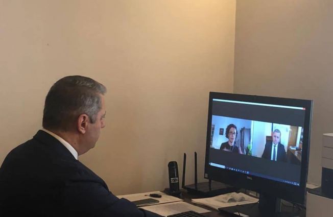 Ռումինիայում ՀՀ դեսպան Սերգեյ Մինասյանը տեսակապի միջոցով հանդիպեց Գաբրիելա Գինդային