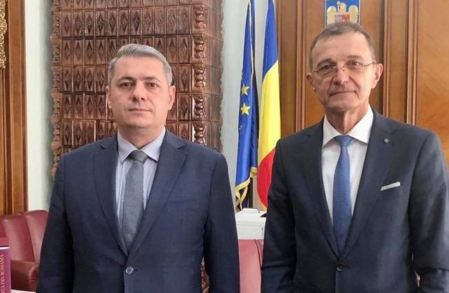 Ռումինիայում ՀՀ դեսպան Սերգեյ Մինասյանի հանդիպել է Ռումինական ակադեմիայի նախագահ Յոան Աուրել Պոպի/Ioan Aurel Pop հետ