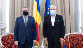 Ambasadorul Republicii Armenia în România, Sergey Minasyan a avut o întâlnire cu senatorul Angel Tîlvăr, Președintele Comisiei pentru Afaceri Europene a Senatului României