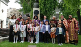 Ambasadorul Republicii Armenia în România, Sergey Minasyan și echipa Ambasadei au participat la evenimentul dedicat împlinirii a 103 ani de la proclamarea Primei Republici Armenia