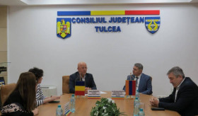 Vizita de lucru a Ambasadorul Armeniei în România, Sergey Minasyan în județele Tulcea și Galați la granița României cu Moldova și regiunea Odesa a Ucrainei