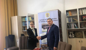 Întâlnirea Ambasadorului Sergey Minasyan cu Directorul ISPAIM, dr. Carmen-Sorina Râjnoveanu