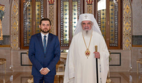 Ambasadorul Tigran Galstyan a fost primit de Patriarhul Bisericii Ortodoxe Române, Preafericitul Părinte Daniel