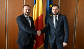 Ambasadorul Tigran Galstyan a avut o întâlnire cu Andrei Daniel Gheorghe, Președintele Grupului Parlamentar de Prietenie cu Armenia din cadrul Parlamentului României