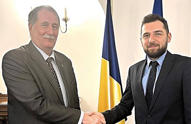 Ambasadorul Tigran Galstyan a avut o întâlnire cu Sergiu Nistor, Consilierul Prezidențial și Reprezentant  al Președintelui României pentru Francofonie.