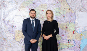 Ambasadorul Tigran Galstyan a avut o întâlnire cu Secretarul de Stat Luminița Popescu, care conduce Agenția Națională pentru Egalitatea de Șanse între Femei și Bărbați din România