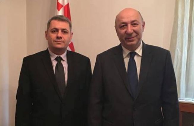 Դեսպան  Մինասյանն այցելեց Նիկոլոզ Նիկոլոզիշվիլիին