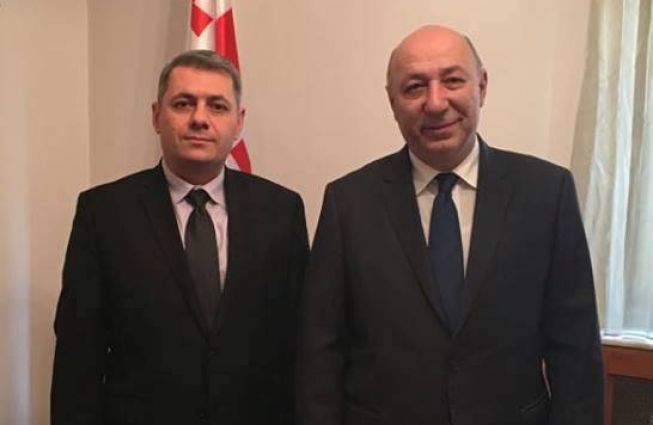 Դեսպան  Մինասյանն այցելեց Նիկոլոզ Նիկոլոզիշվիլիին
